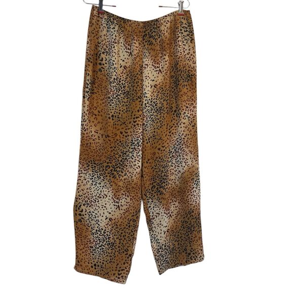 Jaclyn Smith Other - Jaclyn Smith Pajama Pants Size L Leopard Print Y2K Lounge Sleepwear Vintage ✨